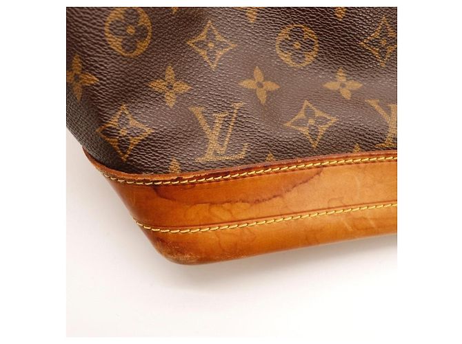 Louis Vuitton Monogram Noe Beuteltasche aus Leder braun - Ansicht 11