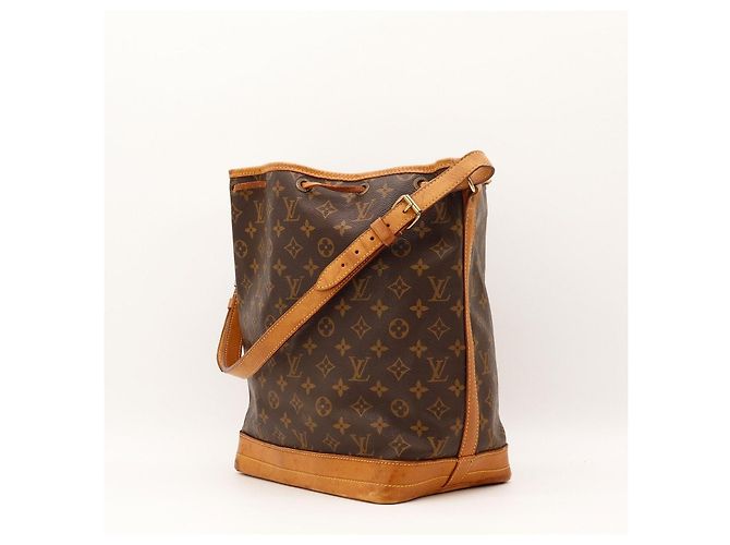 Louis Vuitton Monogram Noe Beuteltasche aus Leder braun - Ansicht 4