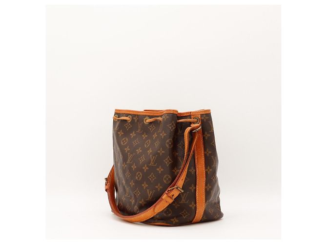 Borsa a secchiello Louis Vuitton Monogram Noe in pelle marrone - vista 4