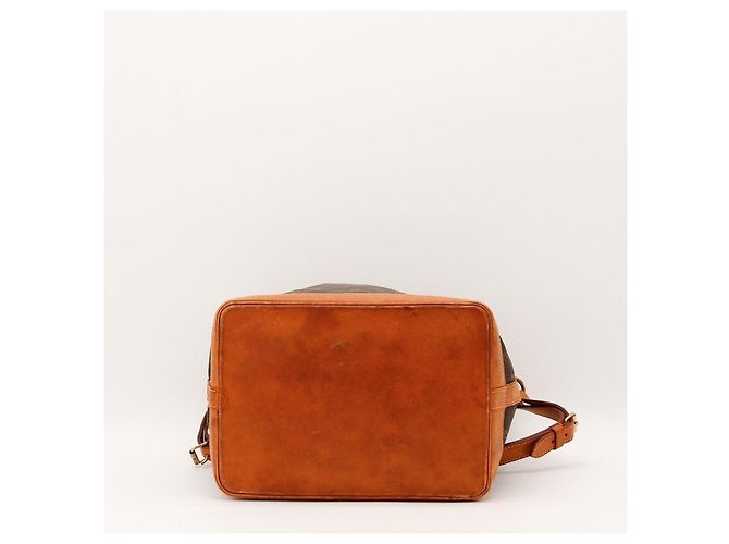 Louis Vuitton Monogram Noe Beuteltasche aus Leder Braun - Ansicht 5