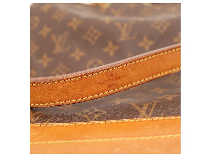 Louis Vuitton Monogram Noe Beuteltasche aus Leder Braun - Ansicht 8