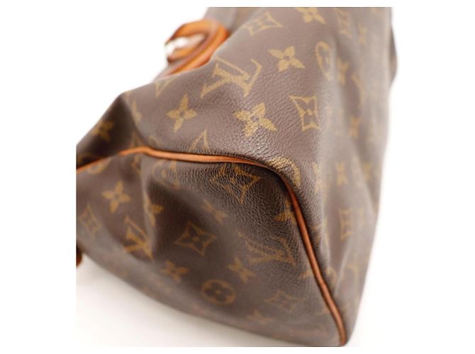 Borsa a mano Louis Vuitton Speedy 30 Monogram Canvas Brown - vista 11
