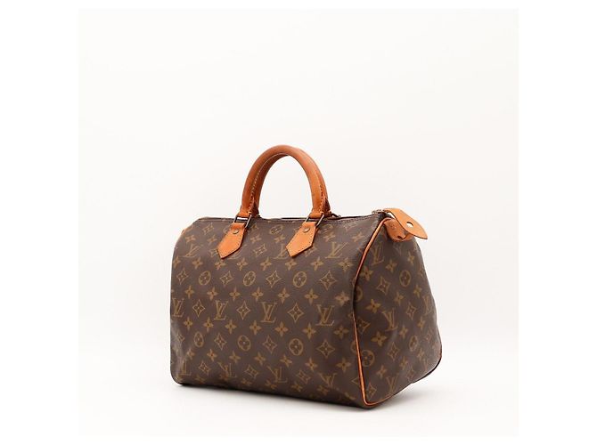 Borsa a mano Louis Vuitton Speedy 30 Monogram Canvas Brown - vista 2
