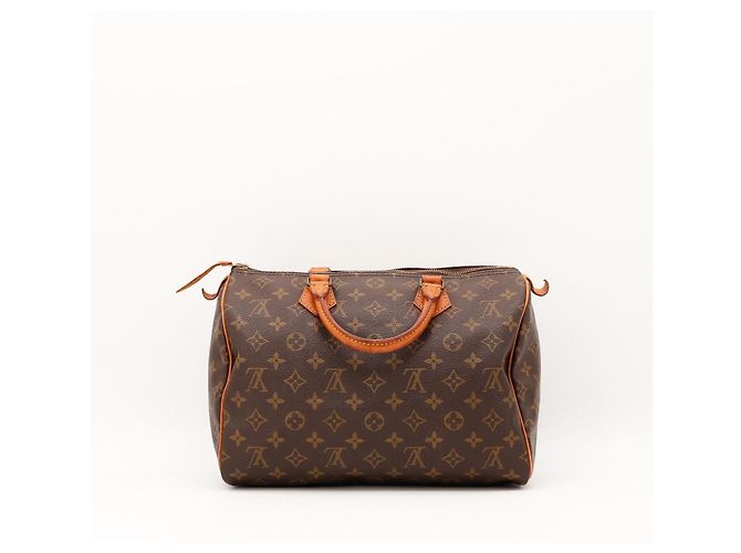 Borsa a mano Louis Vuitton Speedy 30 Monogram Canvas Brown - vista 4