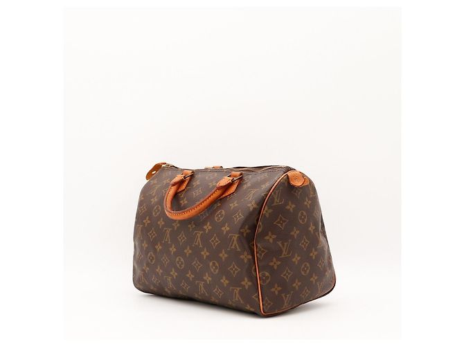 Borsa a mano Louis Vuitton Speedy 30 Monogram Canvas Brown - vista 5