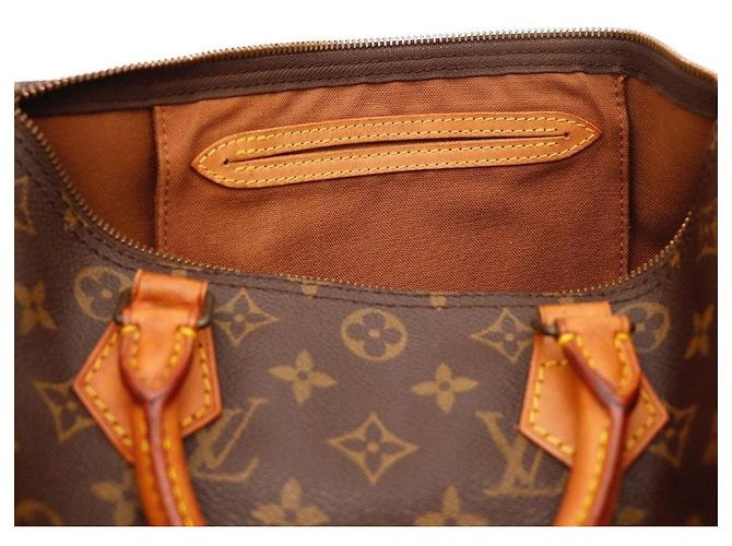 Borsa a mano Louis Vuitton Speedy 30 Monogram Canvas Brown - vista 7