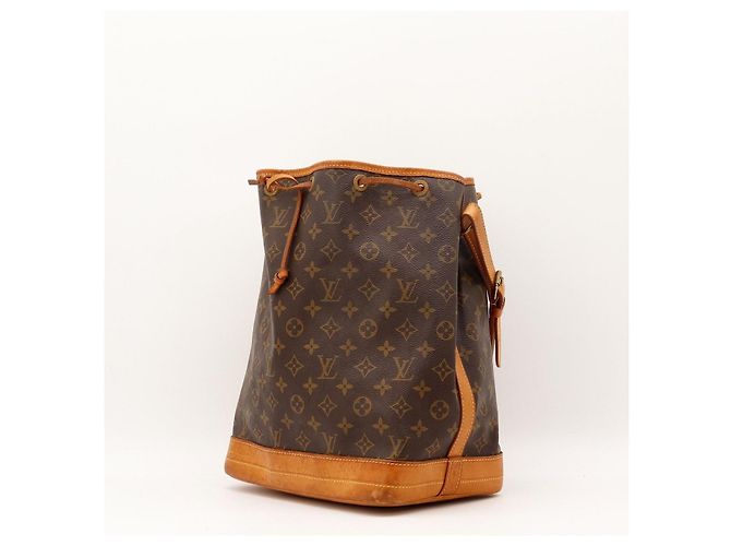Louis Vuitton Monogram Noe Beuteltasche aus Leder braun - Ansicht 2