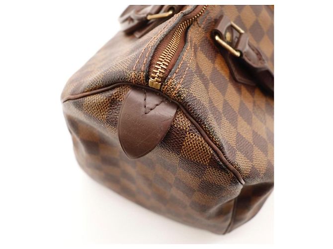 Sac à main Louis Vuitton Speedy 30 Damier Ebene Canvas - vue 10