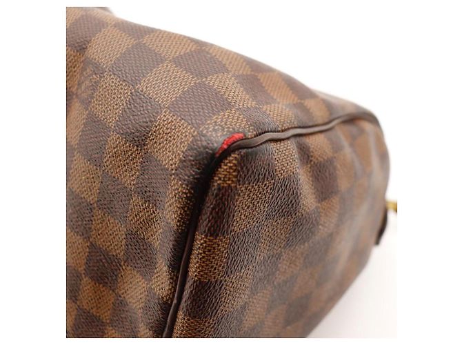 Sac à main Louis Vuitton Speedy 30 Damier Ebene Canvas - vue 12