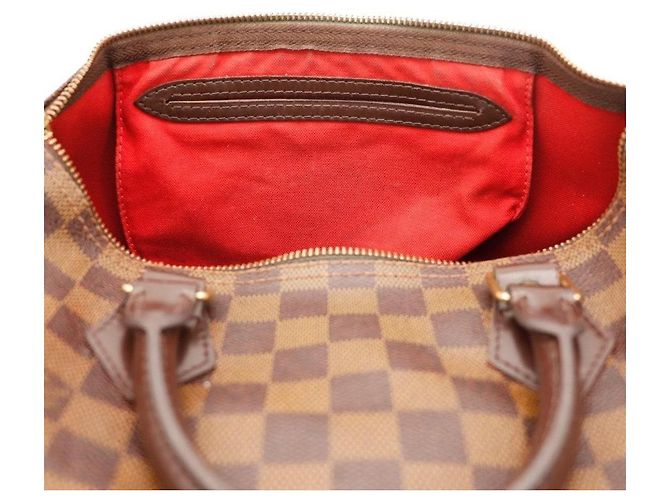Sac à main Louis Vuitton Speedy 30 Damier Ebene Canvas - vue 7