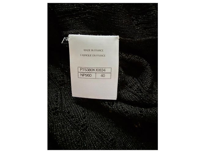 Chanel Rollkragenpullover aus Viskose und Polyamid in Schwarz - Ansicht 10