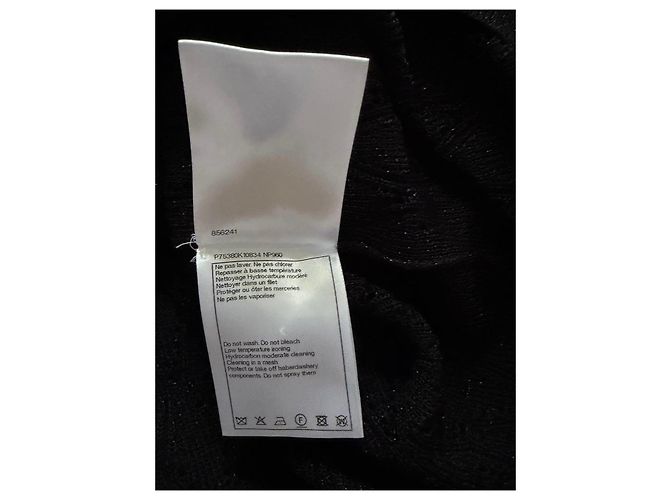 Chanel Rollkragenpullover aus Viskose und Polyamid in Schwarz - Ansicht 11