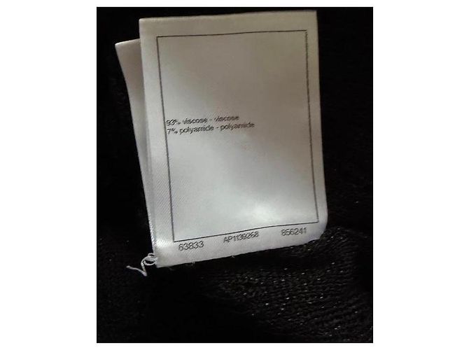 Chanel Rollkragenpullover aus Viskose und Polyamid in Schwarz - Ansicht 12