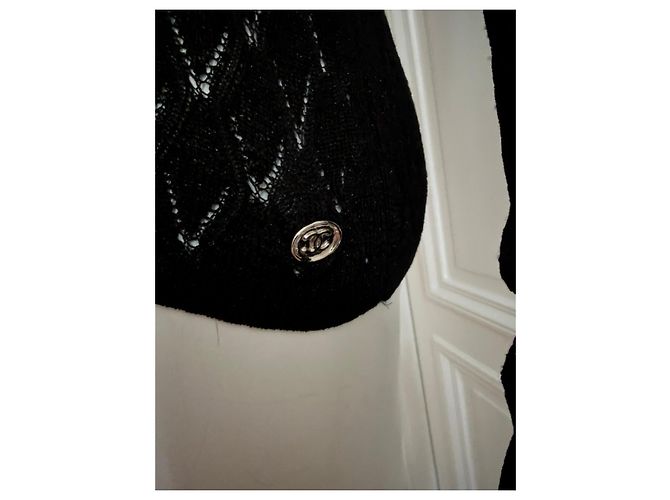 Chanel Rollkragenpullover aus Viskose und Polyamid in Schwarz - Ansicht 3