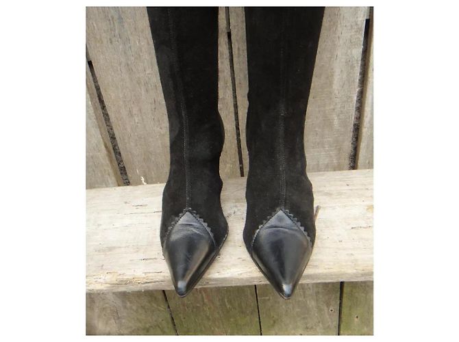 Stivali alti stretch Dior Vintage - vista 4