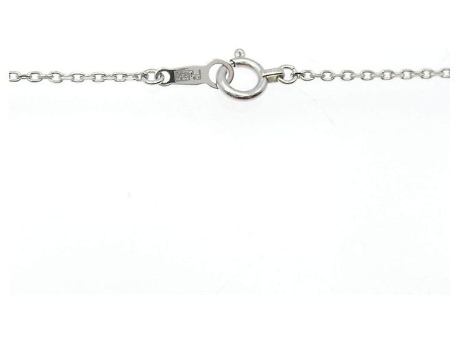 Autre Marque Collier en platine et diamants - vue 3