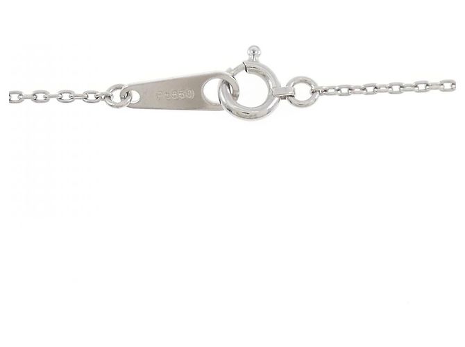 Autre Marque Platin-Diamant-Halskette - Ansicht 2