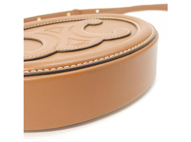 Céline Sac à bandoulière ovale Celine en cuir de veau - vue 2