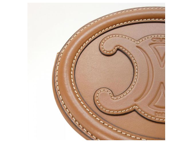 Céline Sac à bandoulière ovale Celine en cuir de veau - vue 3