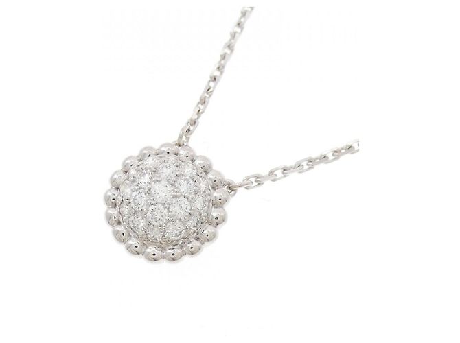 Collana Van Cleef & Arpels Perlee in Oro Bianco 750 e Diamanti - vista 2