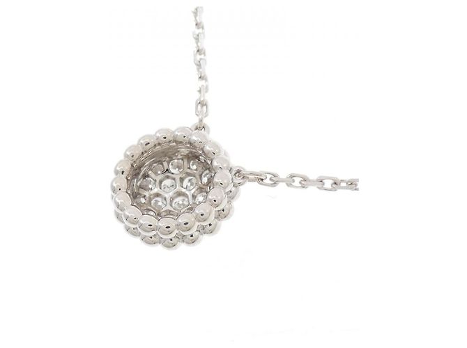 Collana Van Cleef & Arpels Perlee in Oro Bianco 750 e Diamanti - vista 3
