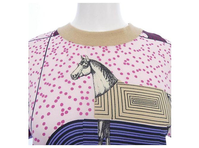 Hermès Hermes GARDE-ROBE POP Kaschmir-Seiden-Top - Ansicht 3