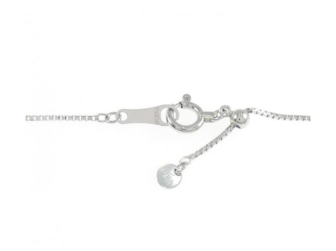 Autre Marque Saphir-Diamant-Halskette PT900 PT850 - Ansicht 2