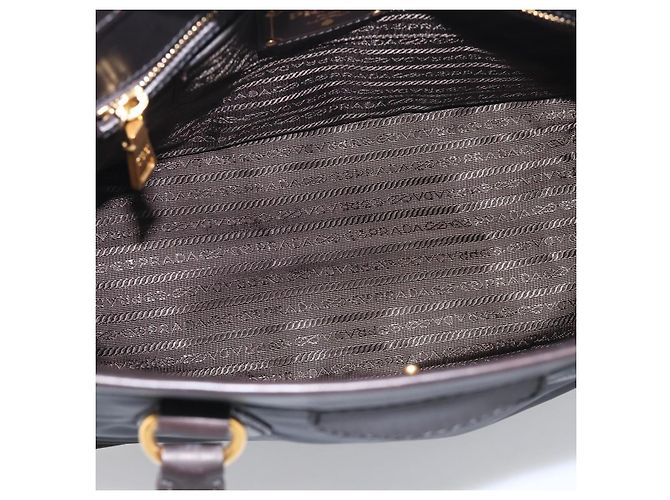 PRADA Handtasche Nylon 2way Black Gold - Ansicht 11