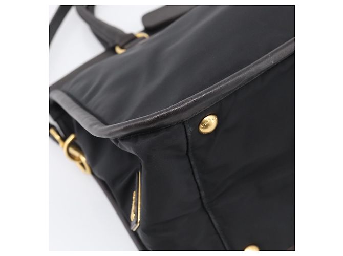 PRADA Handtasche Nylon 2way Black Gold - Ansicht 16