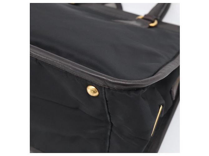 PRADA Handtasche Nylon 2way Black Gold - Ansicht 17
