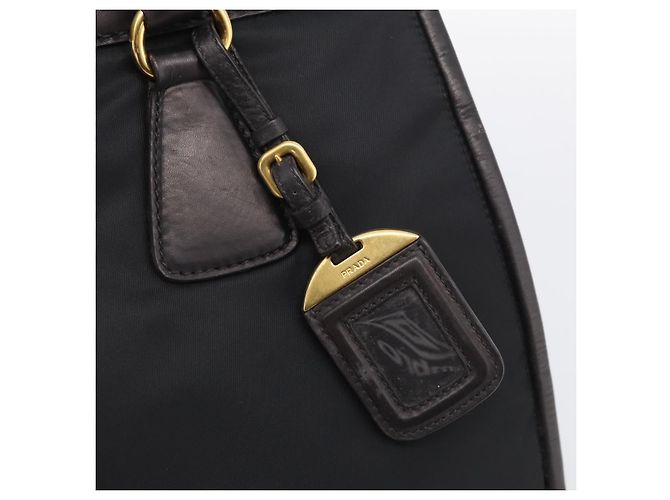 PRADA Handtasche Nylon 2way Black Gold - Ansicht 19