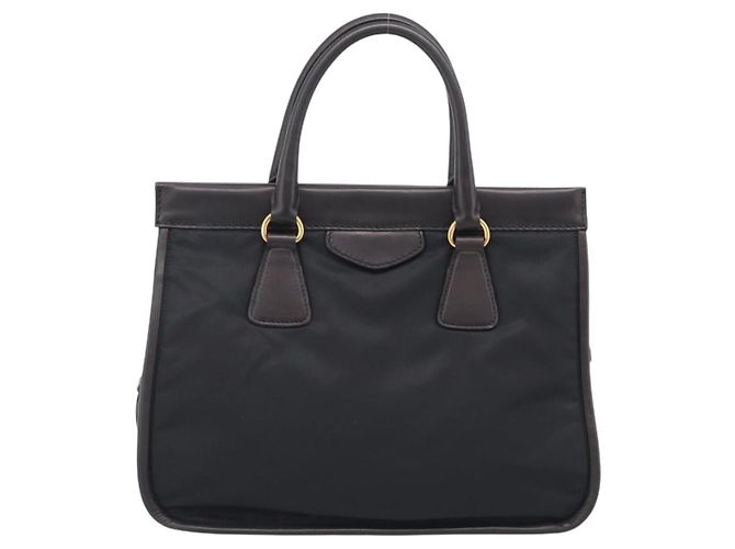 PRADA Handtasche Nylon 2way Black Gold - Ansicht 2