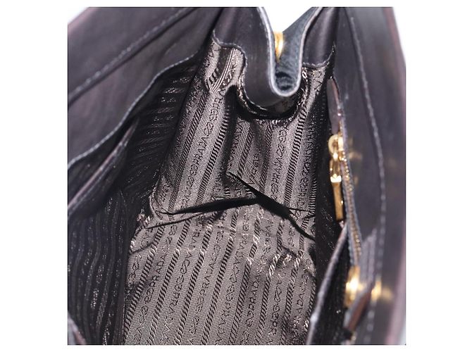 PRADA Handtasche Nylon 2way Black Gold - Ansicht 22