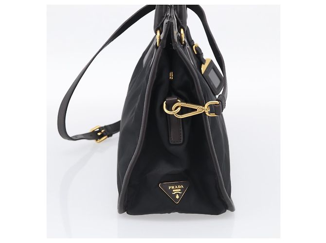 PRADA Handtasche Nylon 2way Black Gold - Ansicht 3