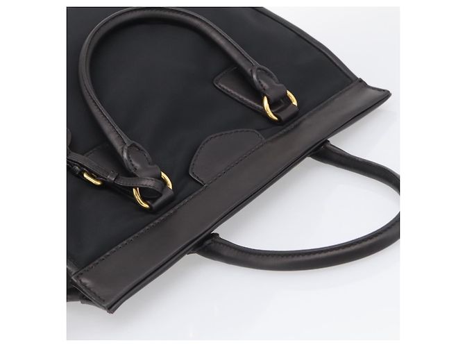 PRADA Handtasche Nylon 2way Black Gold - Ansicht 6