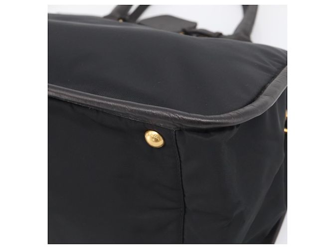 PRADA Handtasche Nylon 2way Black Gold - Ansicht 9