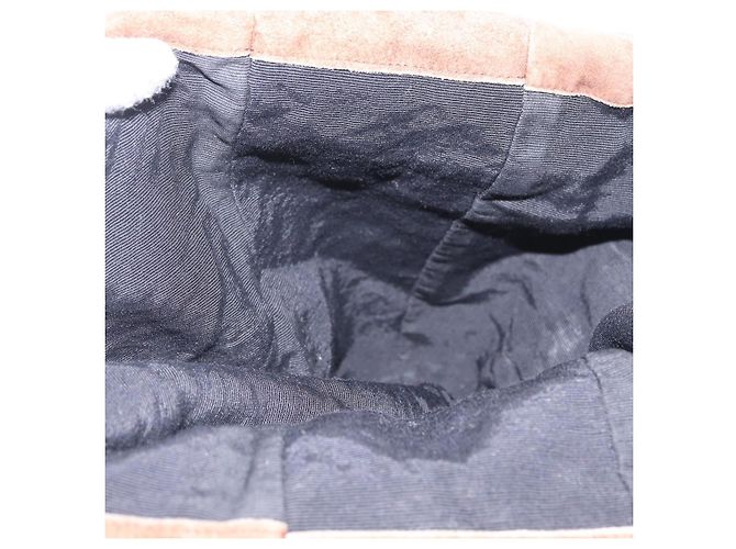 CHANEL Tote Bag Wildleder Braun CC - Ansicht 17