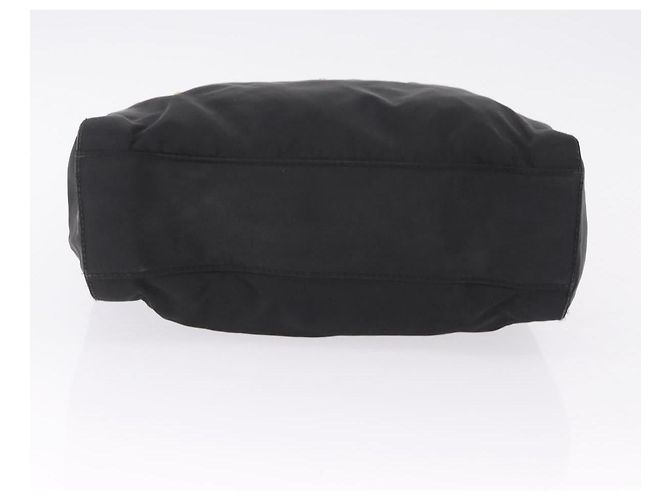 PRADA Schultertasche mit Kette Nylon Black Gold - Ansicht 11