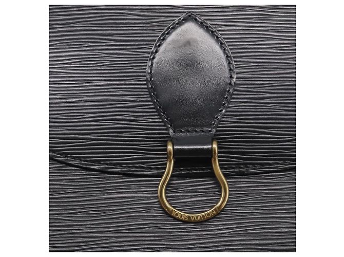 Saint-Cloud LOUIS VUITTON Epi Saint Cloud GM Shoulder Bag Black M52192 LV - vista 18