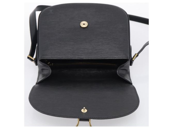 Saint-Cloud LOUIS VUITTON Epi Saint Cloud GM Shoulder Bag Black M52192 LV - vista 19