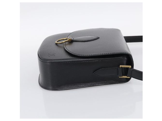 Saint-Cloud LOUIS VUITTON Epi Saint Cloud GM Shoulder Bag Black M52192 LV - vista 4