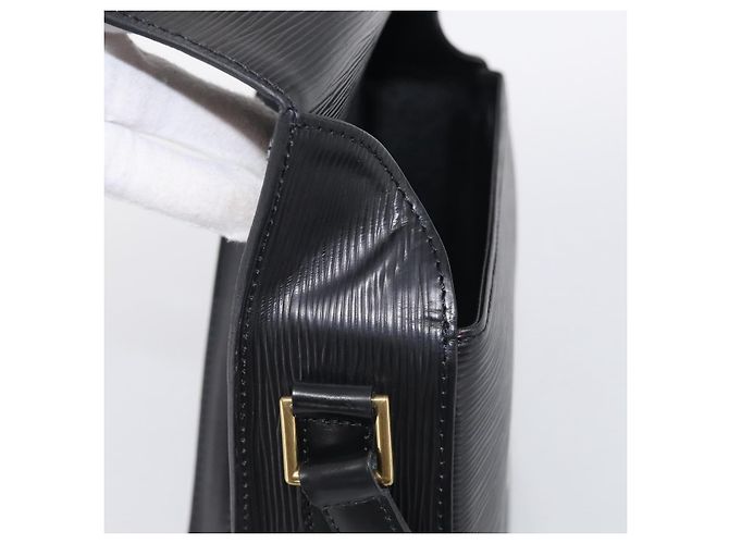 Saint-Cloud LOUIS VUITTON Epi Saint Cloud GM Shoulder Bag Black M52192 LV - vista 9