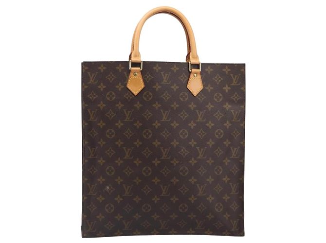 LOUIS VUITTON Monogram Sac Plat Hand Bag M51140 LV - vista 2