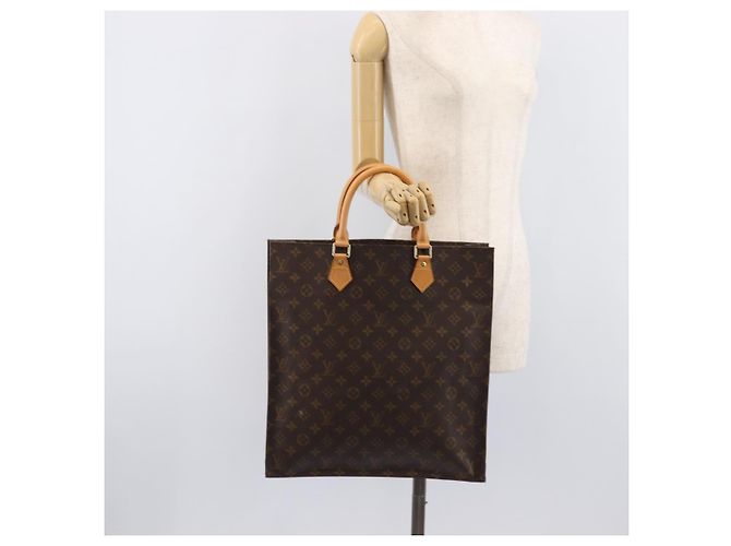LOUIS VUITTON Monogram Sac Plat Hand Bag M51140 LV - vista 21