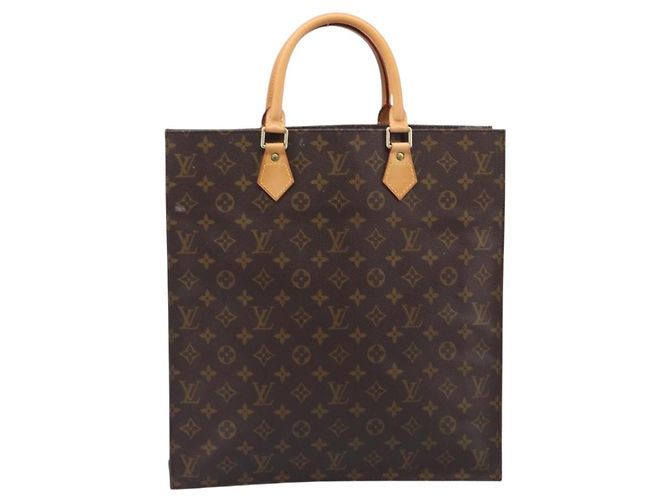 LOUIS VUITTON Monogram Sac Plat Hand Bag M51140 LV - vista 3