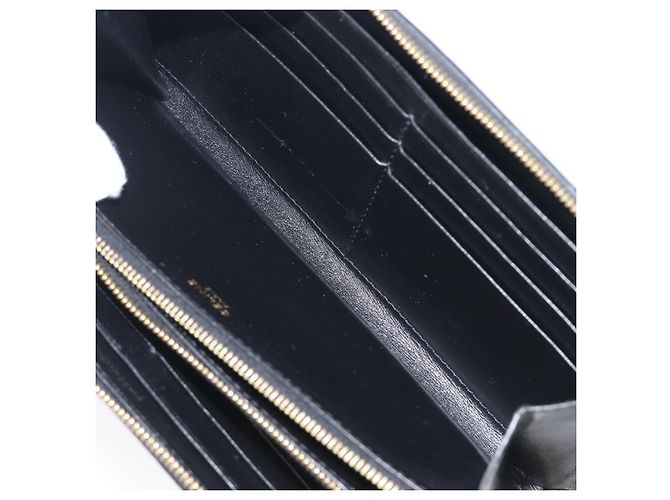 Céline CELINE Triomphe Long Wallet Leather Black Gold - vista 20