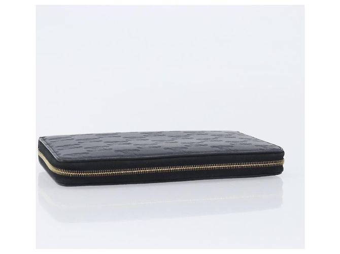 Céline CELINE Triomphe Long Wallet Leather Black Gold - vista 6
