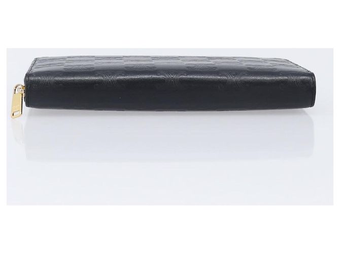 Céline CELINE Triomphe Long Wallet Leather Black Gold - vista 7