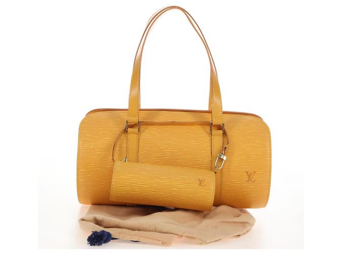 LOUIS VUITTON Epi Soufflot Hand Bag Yellow M52229 LV - vista 12