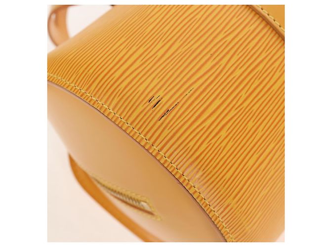 LOUIS VUITTON Epi Soufflot Hand Bag Yellow M52229 LV - vista 17